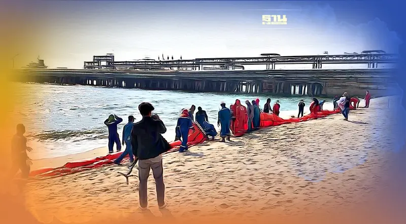 ตื่นคุม"คราบน้ำมัน"ทะเลระยองเฝ้าลุ้นขึ้นหาดท่าเรือ"ไออาร์พีซี"