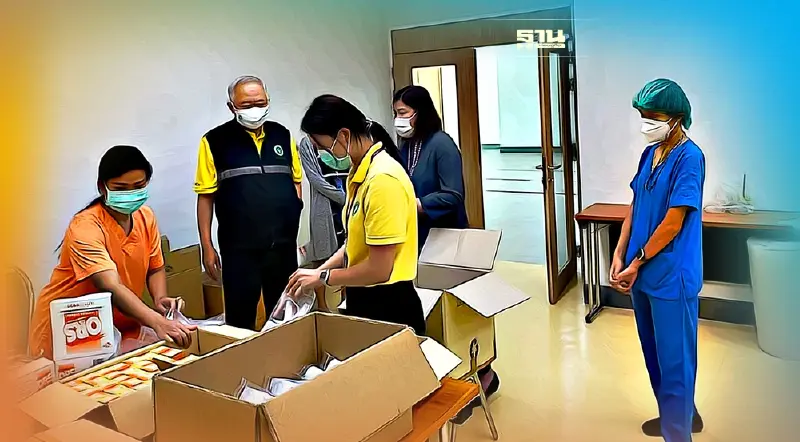 คิกออฟศูนย์ DMS Satellite HI จัดส่งยา-อาหาร ผู้ป่วยโควิด-19 HI ในกทม.