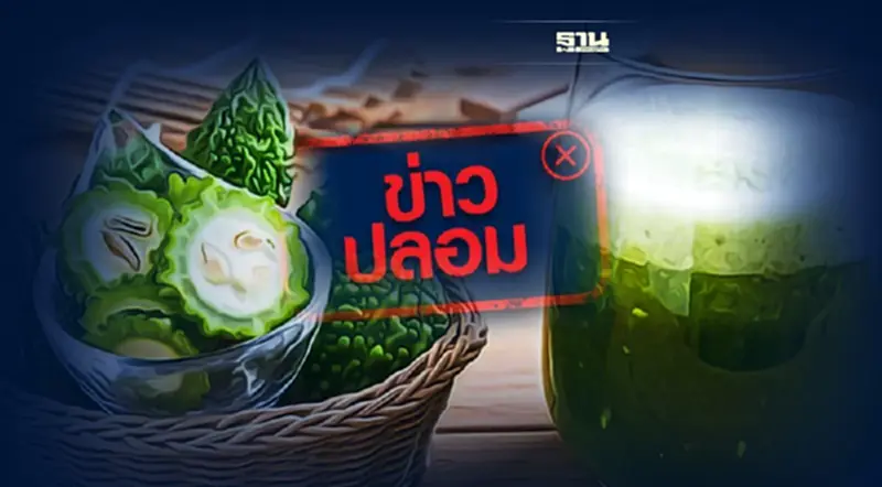 ข่าวปลอม! สธ.ยันดื่มน้ำมะระขี้นกร้อน ไม่ได้ช่วยรักษามะเร็งครอบจักรวาล ข่าวปลอม! สธ.ยันดื่มน้ำมะระขี้นกร้อน ไม่ได้ช่วยรักษามะเร็งครอบจักรวาล
