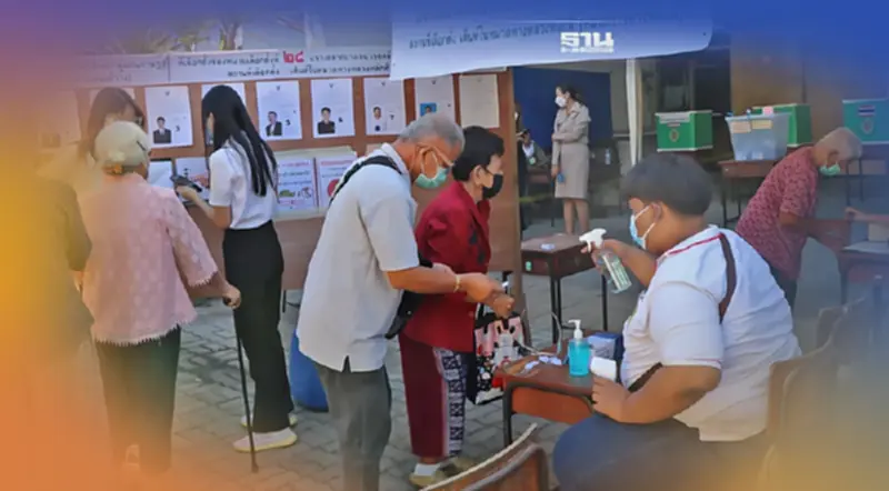 ภาพรวมการใช้สิทธิเลือกตั้งซ่อมเขตหลักสี่ช่วงเช้าบรรยากาศคึกคัก ภาพรวมการใช้สิทธิเลือกตั้งซ่อมเขตหลักสี่ช่วงเช้าบรรยากาศคึกคัก