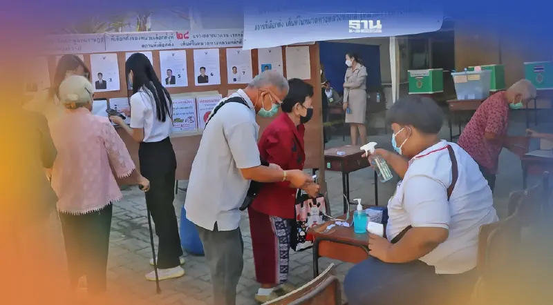 ภาพรวมการใช้สิทธิเลือกตั้งซ่อมเขตหลักสี่ช่วงเช้าบรรยากาศคึกคัก