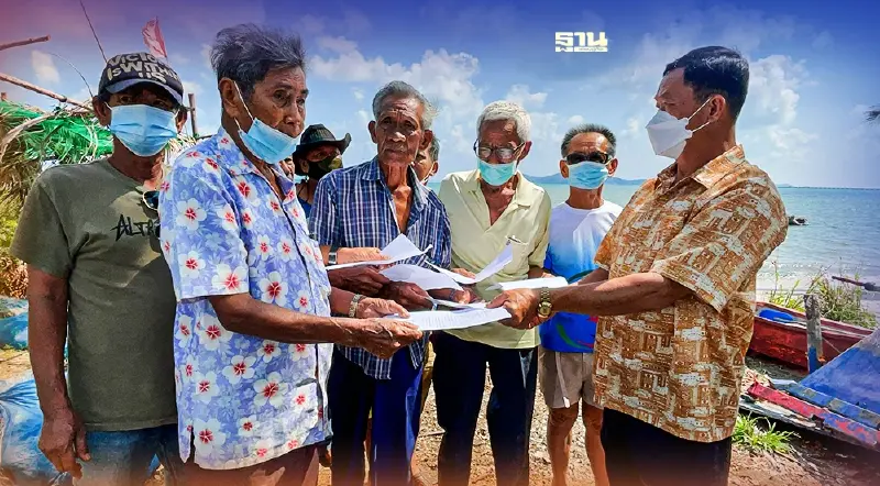 ประมงชายฝั่งระยองร้องทต.บ้านเพหวั่นโดนลอยแพ"เยียวยา"น้ำมันดิบรั่ว