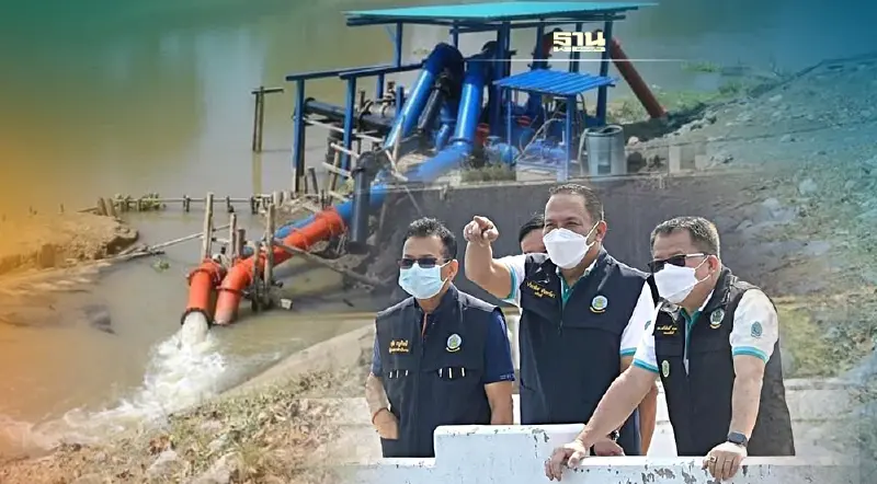 กรมชลประทาน ลงพื้นที่ จ.ลพบุรี คุมเข้มจัดการน้ำ