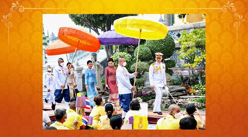 ในหลวง-ราชินี ทรงบำเพ็ญพระราชกุศลมาฆบูชา 2565 ณ วัดพระศรีรัตนศาสดาราม