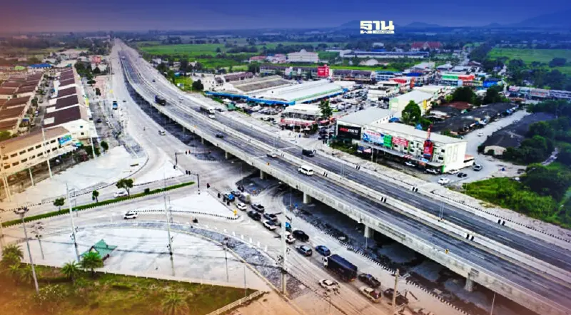 วิ่งฉิว ขยายถนนทล.344 สาย อ.บ้านบึง – ทล. 331 จ.ระยอง รับอีอีซี