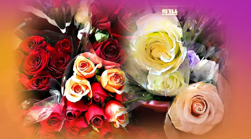 วาเลนไทน์2565 คึกคัก “กุหลาบ”สื่อรัก  ราคาสุดว้าว 100ดอก10,000บาท