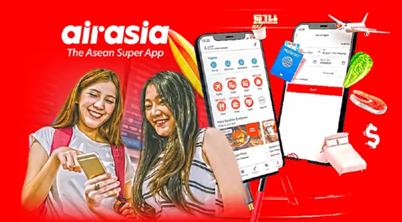 แอร์เอเชีย กางแผนดัน airasia Super App ตั้งเป้าเป็นสุดยอดแอปอาเซียน ในปี 2569 แอร์เอเชีย กางแผนดัน airasia Super App ตั้งเป้าเป็นสุดยอดแอปอาเซียน ในปี 2569