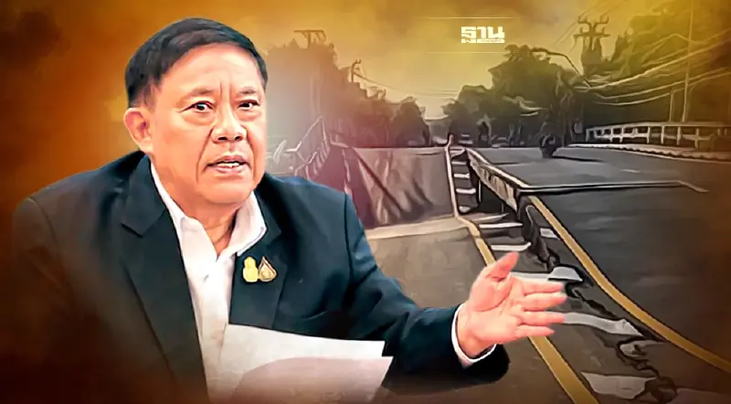 อัพเดทสะพานทรุด ซ.อุดมสุข ผู้ว่าฯคาดเกิดจากน้ำรั่วเข้าอุโมงค์ใต้คลอง 