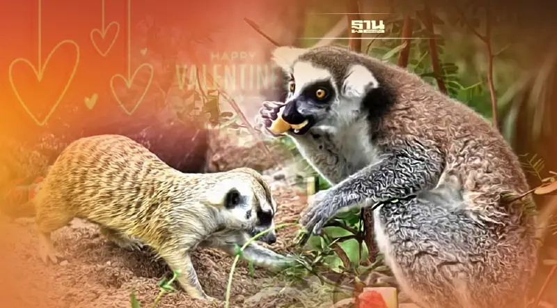 เช็คอิน "เที่ยววันวาเลนไทน์" สวนสัตว์เปิดเขาเขียว จัดกิจกรรมความรัก