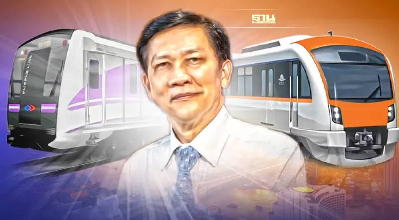 เปิดเบื้องลึก รถไฟฟ้าสายสีส้ม-ม่วงใต้ สายไหนได้ลอดเจ้าพระยาก่อน