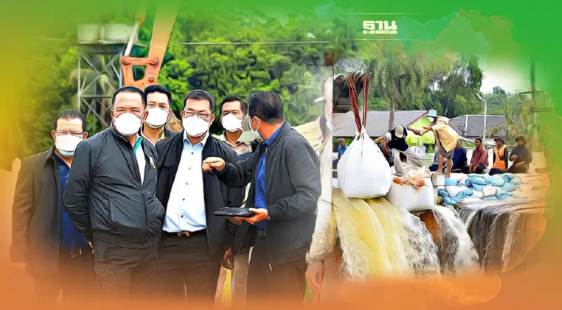 "เฉลิมชัย ศรีอ่อน" สั่งด่วน  วาง "บิ๊กแบ็ค"  กั้นน้ำเข้าชุมชน