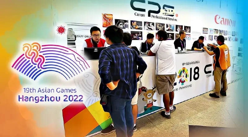 แคนนอน สนับสนุนการแข่งขันเอเชียนเกมส์ หางโจว 2022
