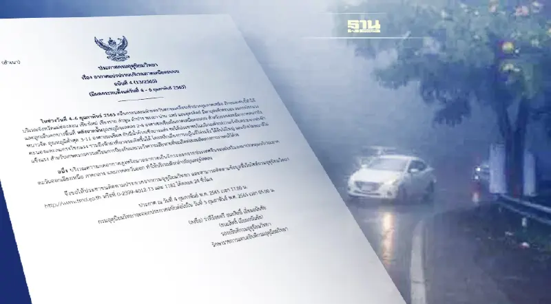 เช็คด่วน ประกาศกรมอุตุนิยมวิทยา ฉ.4 เตือน เหนือตอนบนอากาศแปรปรวน