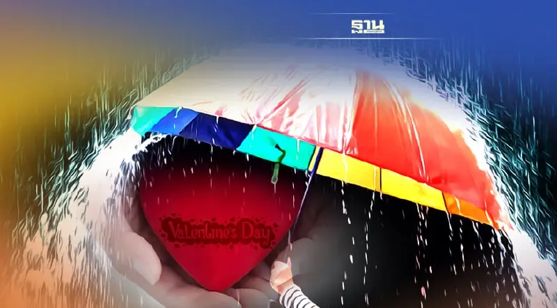 วาเลนไทน์ชุ่มฉ่ำ กรมอุตุฯพยากรณ์อากาศทั่วไทย-กทม.ฝนฟ้าคะนอง