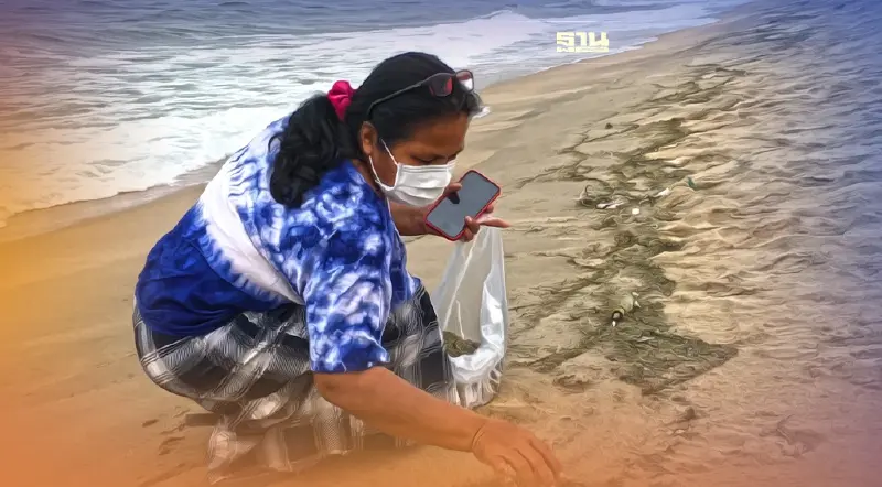 รู้แล้ว ไขปริศนา"ที่มา"หินภูเขาไฟเกลื่อนชายหาดระยอง