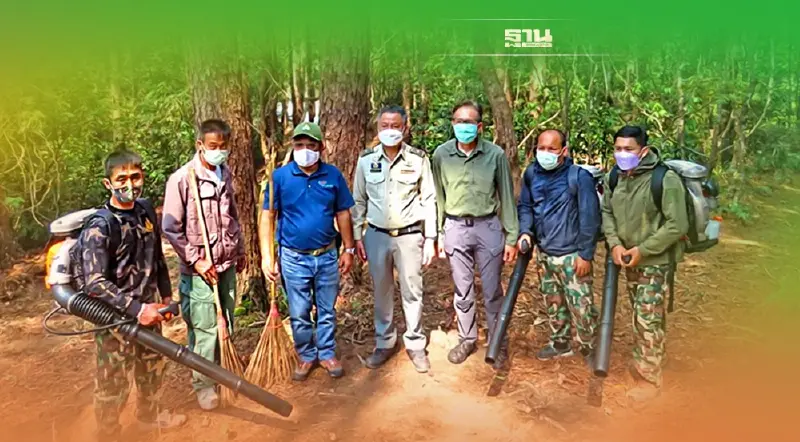 CPF ปกป้องดิน นํ้า ป่า  สนับสนุนภารกิจดับไฟป่า อุทยานแห่งชาติดอยอินทนนท์ 