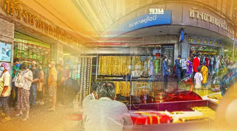 แห่ขายทองแน่น "ฮั่วเซ่งเฮงเยาวราช" หลังราคาทองคำวันนี้ 9 มี.ค.65 พุ่งพรวด