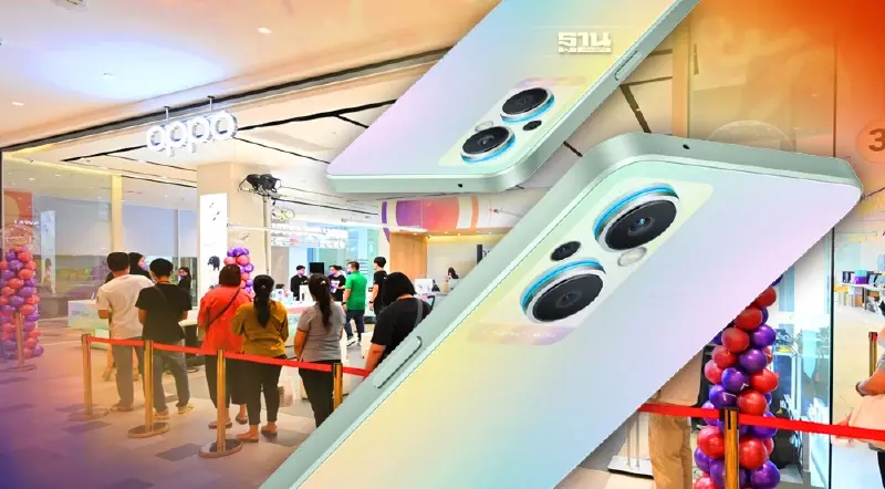 OPPO Reno7 Z 5G วางขายวันแรก ยอดขายขึ้นอันดับ 1 สมาร์ทโฟนหมื่นต้น