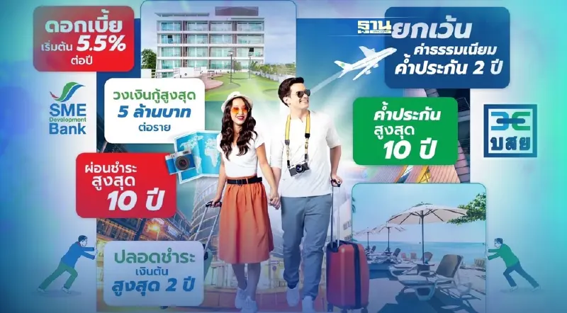 ข่าวดี! ให้กู้พร้อมค้ำ “สินเชื่อ SMEs Re-Start” สูงสุด 5 ล้าน ดอก 5.5% ต่อปี ข่าวดี! ให้กู้พร้อมค้ำ “สินเชื่อ SMEs Re-Start” สูงสุด 5 ล้าน ดอก 5.5% ต่อปี