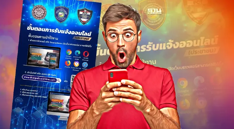 วิธีแจ้งความออนไลน์คดีทางเทคโนโลยี ผ่านเว็บไซต์ดูรายละเอียดที่นี่