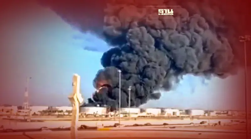 ระทึก! เกิดเหตุเพลิงไหม้ที่คลังน้ำมัน "ซาอุดี อารามโก"คาดกบฏฮูตีบุกโจมตี