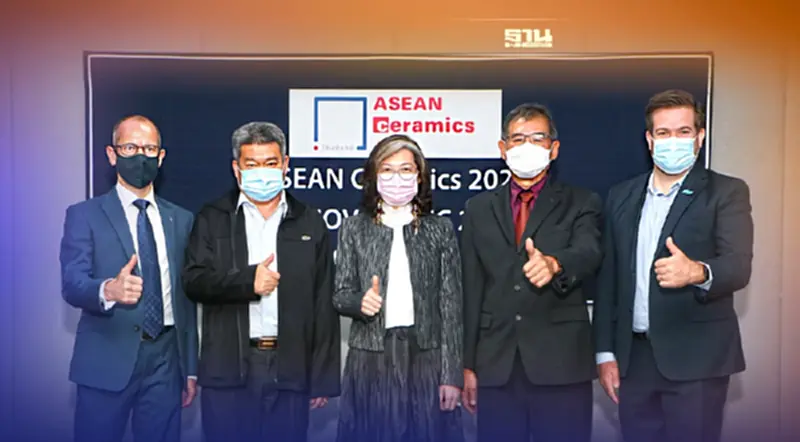 จัดใหญ่ ASEAN Ceramics 2022 โชว์นวัตกรรมเครื่องจักร เทคโนโลยี วัสดุทั่วโลก จัดใหญ่ ASEAN Ceramics 2022 โชว์นวัตกรรมเครื่องจักร เทคโนโลยี วัสดุทั่วโลก