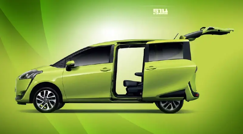 โตโยต้า เปิดตัว SIENTA รถอเนกประสงค์ 7 ที่นั่ง ประตู Slide Door