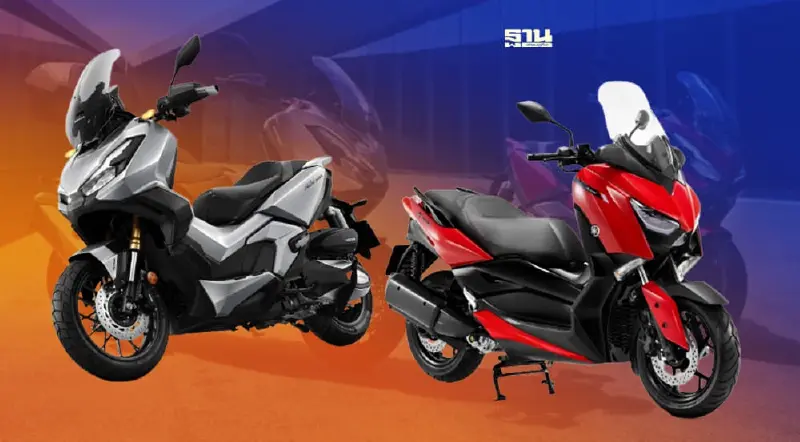 ส่องรุ่นใหม่ค่ายสองล้อ Honda New ADV350 -Yamaha X MAX 300