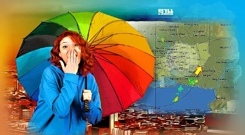 พยากรณ์ฝน เรดาห์กทม.ตรวจพบกลุ่มฝนปกคลุม"กรุงเทพฯ-ปริมณฑล" อัพเดทล่าสุด
