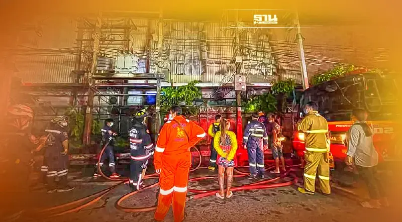 ไฟไหม้โรงงานนิคมฯบางปู กนอ.สั่งระงับกิจการ-ใช้อาคารส่วนที่เสียหาย