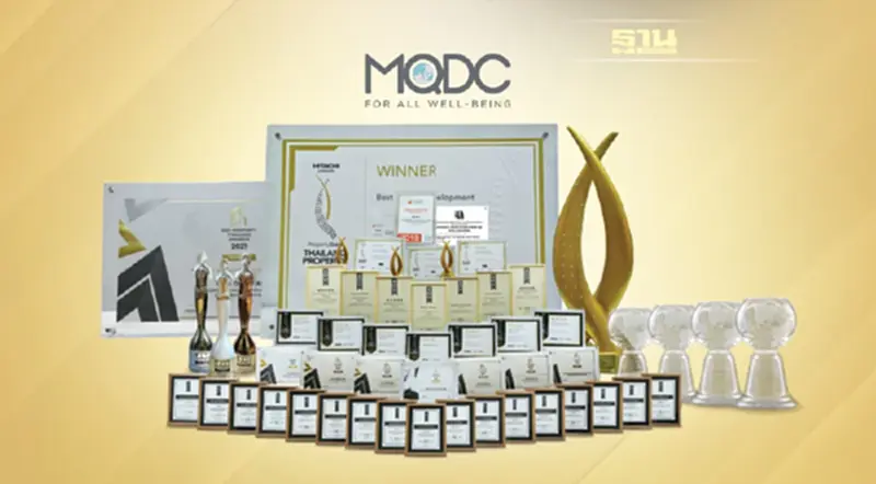 MQDC ครอง 40 รางวัลระดับโลกด้านอสังหาริมทรัพย์ MQDC ครอง 40 รางวัลระดับโลกด้านอสังหาริมทรัพย์