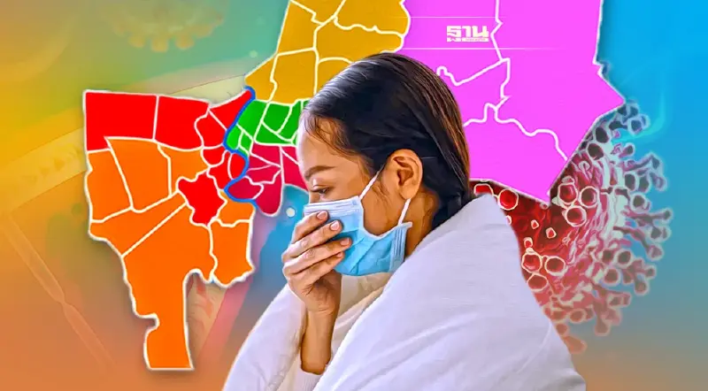 กทม.เปิด 50 เขตติดเชื้อโควิดวันนี้  2,147 ราย  “ทุ่งครุ”นำโด่ง 189 ราย ตาย 9 ราย