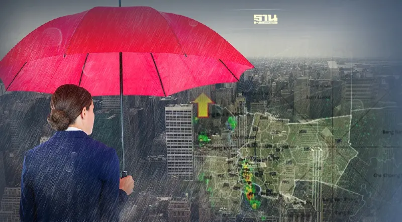 พยากรณ์ฝน เรดาห์กทม.ตรวจพบกลุ่มฝนบริเวณ"กรุงเทพฯ-ปริมณฑล" อัพเดทล่าสุด