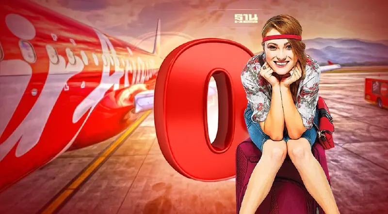 เริ่มแล้ว"แอร์เอเชีย"จัดตั๋วโปร0บาท บิน6เส้นทางในประเทศ