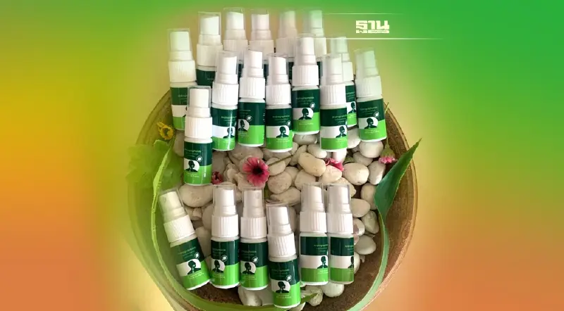 มาแล้วสเปรย์พ่นคอสูตร"แอนโดรกราโฟไลด์"ผลงานไทยสู้ไวรัสครองโลก