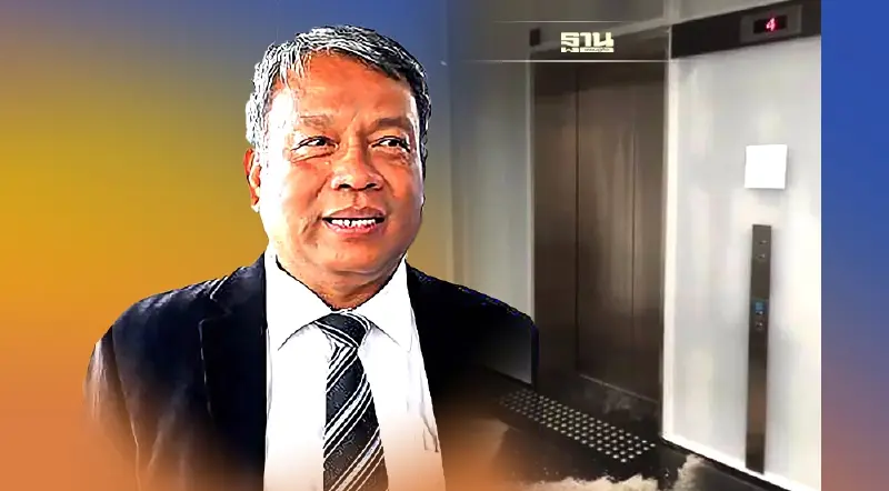 “วัชระ”แฉคลิปม่านน้ำตกหน้าลิฟต์อาคารรัฐสภาใหม่ น้ำทะลักห้อง ส.ส. 