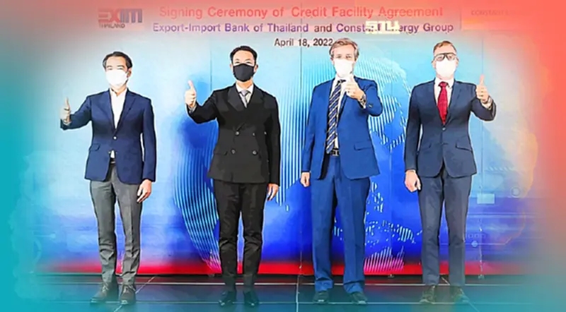 EXIM BANK ปล่อยกู้ 155 ลบ. หนุน “คอนสแตนท์ เอนเนอร์จี กรุ๊ป” ขยายธุรกิจสีเขียว EXIM BANK ปล่อยกู้ 155 ลบ. หนุน “คอนสแตนท์ เอนเนอร์จี กรุ๊ป” ขยายธุรกิจสีเขียว