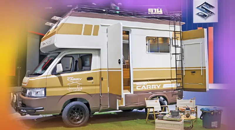 Suzuki Carry Motor Home ดัดแปลงเป็นรถบ้านจ่ายเพิ่ม 1.5 แสนบาท Suzuki Carry Motor Home ดัดแปลงเป็นรถบ้านจ่ายเพิ่ม 1.5 แสนบาท
