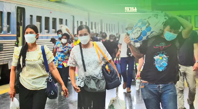 ขนส่งทางราง เพิ่มขบวนรถพิเศษรองรับการเดินทางสงกรานต์วันสุดท้าย