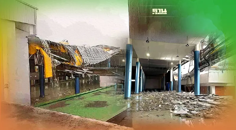 "สนามบินดอนเมือง"แจงแล้วกรณี "พายุฤดูร้อน" พัดถล่มอาคารพังเสียหาย