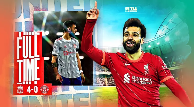 สถิติแดงไม่เดือด ลิเวอร์พูล ถล่ม แมนยู รวมเหย้า/เยือน 9-0 