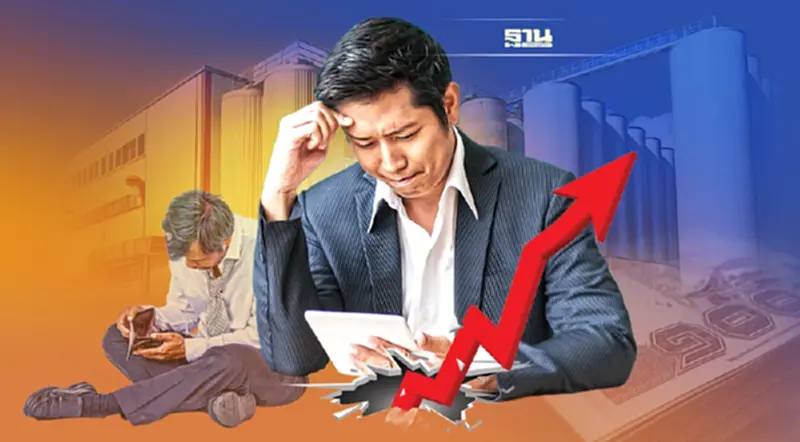 "เงินเฟ้อ" คนไทยกังวลหนัก กำลังซื้อหด ต้นทุนการผลิตพุ่ง "เงินเฟ้อ" คนไทยกังวลหนัก กำลังซื้อหด ต้นทุนการผลิตพุ่ง