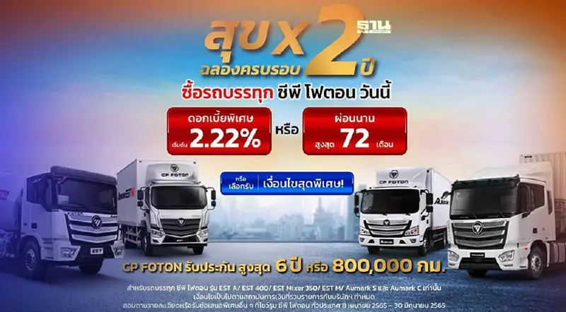 ซีพี โฟตอน อัดโปรผ่อนนาน 72 เดือน ดอกเบี้ย 0%