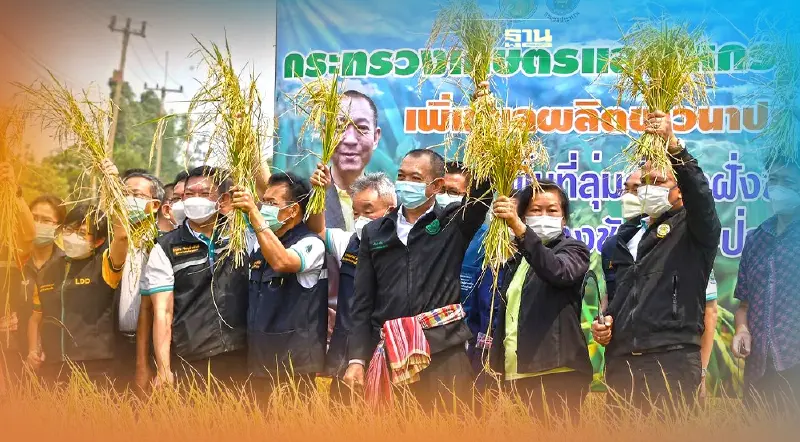 “เฉลิมชัย”ลงพื้นที่ จ.ลพบุรี  ติดตามสถานการณ์น้ำ ร่วมโชว์  “เกี่ยวข้าว"