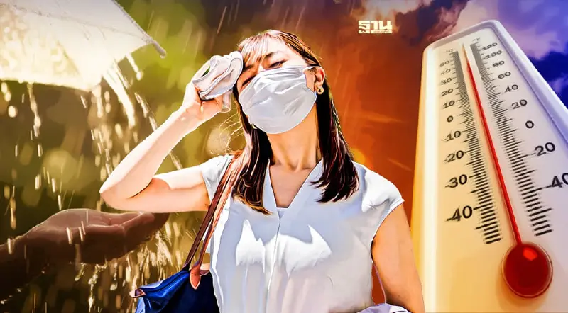 สภาพอากาศวันพรุ่งนี้ ไทยเจอทั้งร้อนทั้งฝน ภาคเหนืออุณหภูมิทะลุ 42 องศา