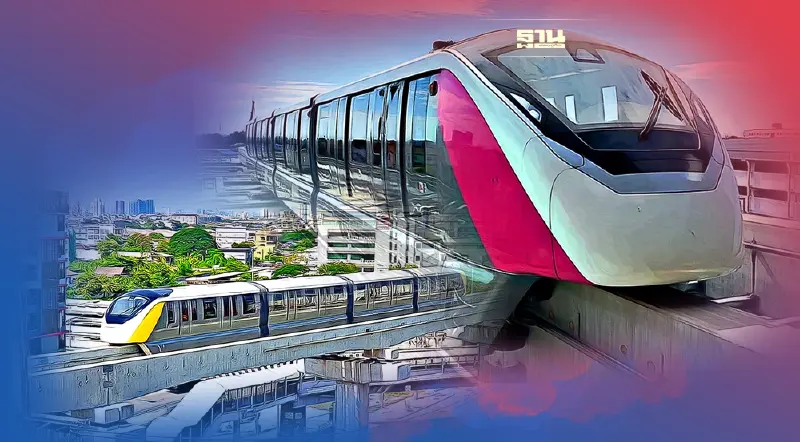 ก.ย.นี้ เตรียมตัว นั่งฟรีรถไฟฟ้าสายสีชมพู-สายเหลือง