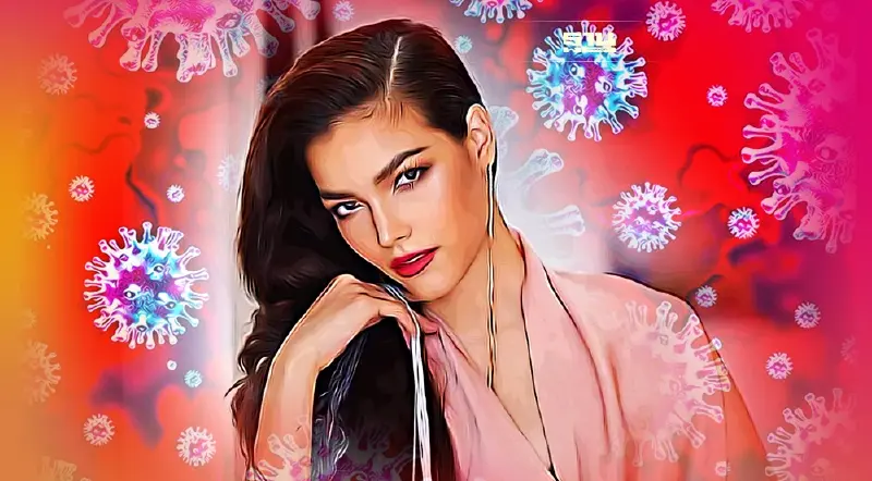 ฟ้าใส ปวีณสุดา แจ้งติดเชื้อโควิด หลังกลับจากต่างประเทศ