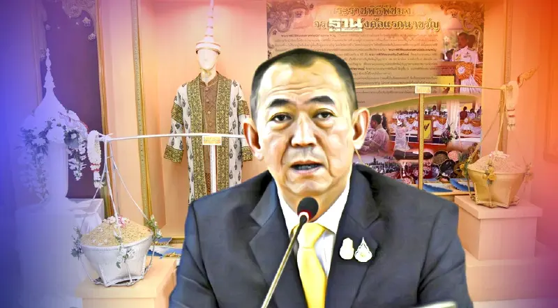 เปิดตัว “พระยาแรกนา /เทพีคู่หาบทอง เทพีคู่หาบเงิน ” ประจำปี 2565