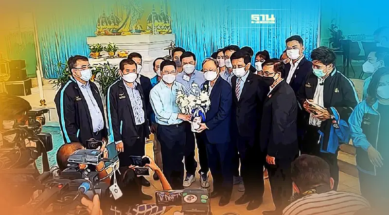 “อุตตม-สนธิรัตน์” ร่วมแสดงความยินดีกับวันสถาปนา 2 พรรคการเมือง ปชป.-ภท.