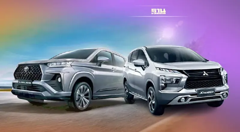 Toyota Veloz ยอดขายข่ม Mitsubishi Xpander ที่เสียภาษีตํ่าลง 5% ป้องแชมป์ MPV Toyota Veloz ยอดขายข่ม Mitsubishi Xpander ที่เสียภาษีตํ่าลง 5% ป้องแชมป์ MPV